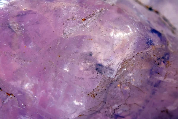 Extreme Close Amethyst Crystal Quartz Abstract — стоковое фото