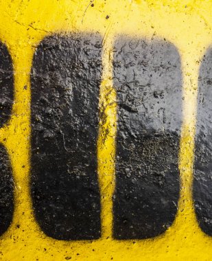 Sıkıntılı Durum Tipografisi ile Yazılan Sözcükler 0 numarayı buldu 