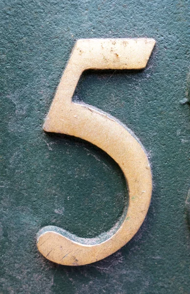 Sformułowanie Pisemne Stanie Zagrożenia Typografia Znaleziono Numer Pięć — Zdjęcie stockowe