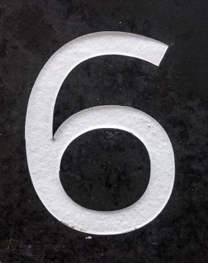 Sıkıntılı Durum Tipografisinde Yazılan Sözcükler Altı Numara Bulundu