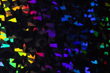 Soyut Holografik Çok Renkli Parlayan Bilimkurgu Gökkuşağı Arka Plan