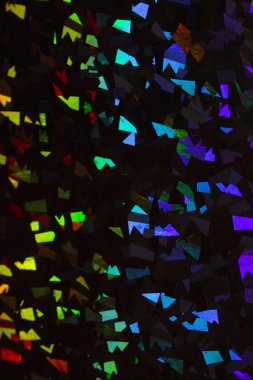 Soyut Holografik Çok Renkli Parlayan Bilimkurgu Gökkuşağı Arka Plan