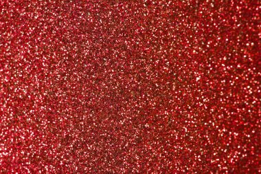 Arka Plan için Bokeh ile Kırmızı Pembe Glitter Close Up