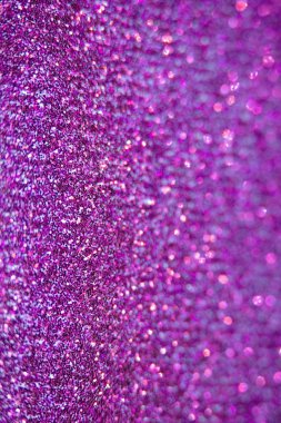 Arka Plan için Bokeh ile Mor Glitter Close Up