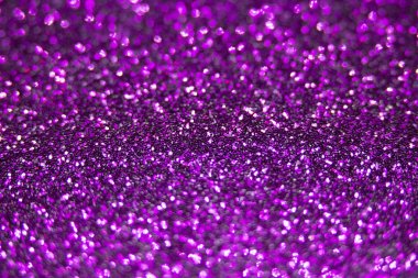 Arka Plan için Bokeh ile Mor Glitter Close Up
