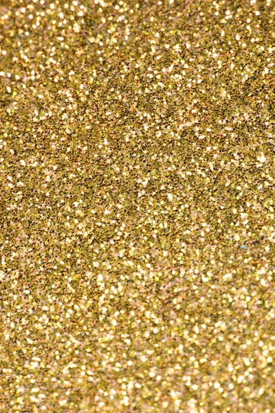 Close Yellow Gold Glitter Bokeh Background — Stock Photo, Image