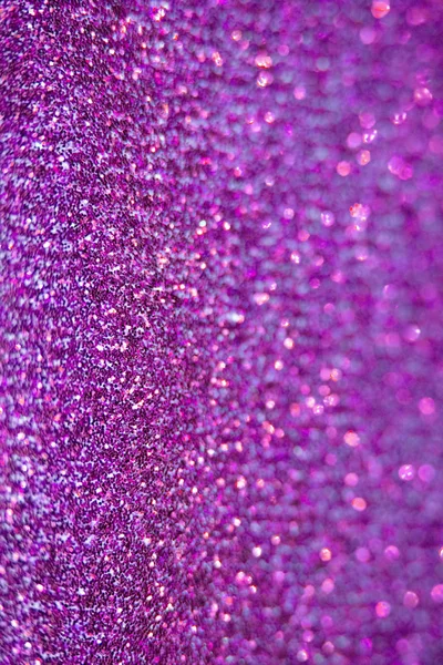Close Van Purple Glitter Met Bokeh Voor Achtergrond — Stockfoto