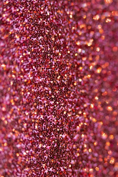 Nahaufnahme Von Rot Rosa Glitzern Mit Bokeh Für Hintergrund — Stockfoto