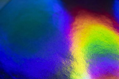 Soyut Holografik Çok Renkli Parlayan Bilimkurgu Gökkuşağı Arka Plan