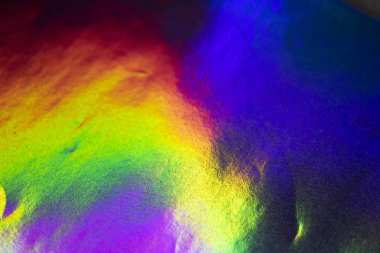 Soyut Holografik Çok Renkli Parlayan Bilimkurgu Gökkuşağı Arka Plan