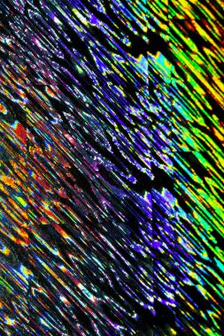 Soyut Holografik Çok Renkli Parlayan Bilimkurgu Gökkuşağı Arka Plan
