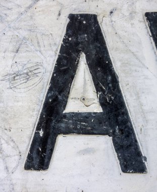 Sıkıntılı Durum Tipografisi ile Yazılan Sözcükler Bulundu Harf A