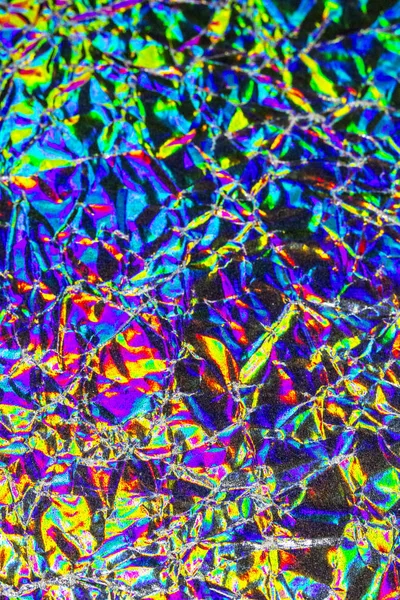 Astratto Olografico Multicolore Incandescente Sci Sfondo Arcobaleno — Foto Stock
