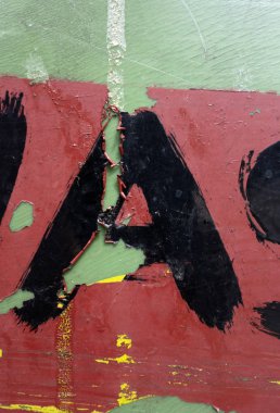 Sıkıntılı Durum Tipografisi ile Yazılan Sözcükler Bulundu Harf A