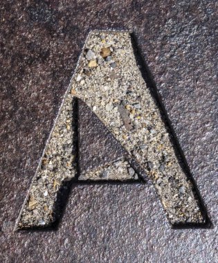 Sıkıntılı Durum Tipografisi ile Yazılan Sözcükler Bulundu Harf A