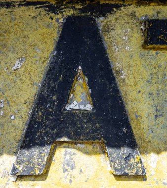 Sıkıntılı Durum Tipografisi ile Yazılan Sözcükler Bulundu Harf A