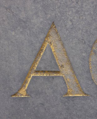 Sıkıntılı Durum Tipografisi ile Yazılan Sözcükler Bulundu Harf A