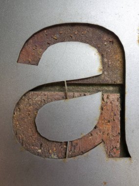 Sıkıntılı Durum Tipografisi ile Yazılan Sözcükler Bulundu Harf A