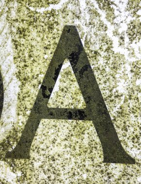 Sıkıntılı Durum Tipografisi ile Yazılan Sözcükler Bulundu Harf A