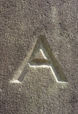 Sıkıntılı Durum Tipografisi ile Yazılan Sözcükler Bulundu Harf A