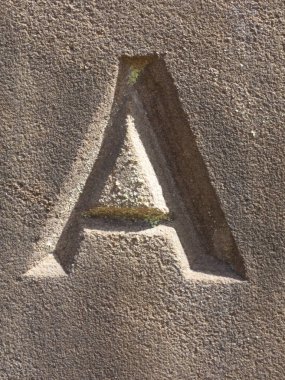 Sıkıntılı Durum Tipografisi ile Yazılan Sözcükler Bulundu Harf A