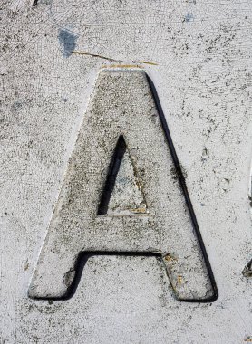 Sıkıntılı Durum Tipografisi ile Yazılan Sözcükler Bulundu Harf A