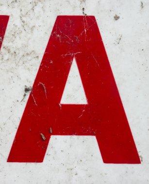 Sıkıntılı Durum Tipografisi ile Yazılan Sözcükler Bulundu Harf A