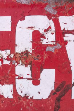 Sıkıntılı Durum Tipografisi ile Yazılan Sözcükler C Harfi Bulundu