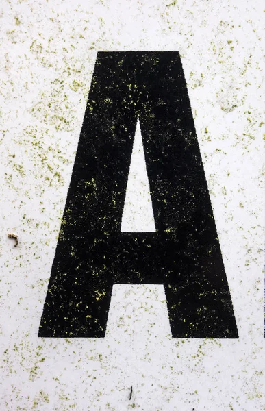 Written Wording Distressed State Typography Found Letter — 스톡 사진