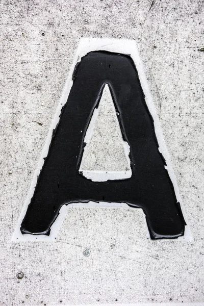 Written Wording Distressed State Typography Found Letter — 스톡 사진