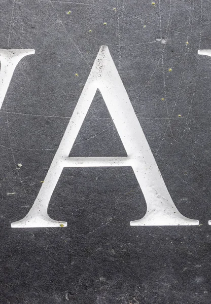 Written Wording Distressed State Typography Found Letter — 스톡 사진