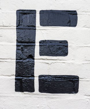 Sıkıntılı Durum Tipografisi ile Yazılan Sözcükler E Harfi Bulundu