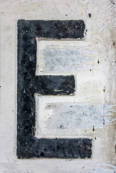 Written Wording Distressed State Typography Found Letter — 스톡 사진