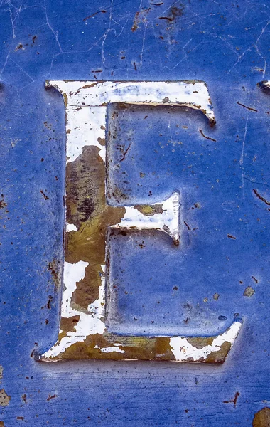 Written Wording Distressed State Typography Found Letter — 스톡 사진