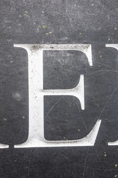 Written Wording Distressed State Typography Βρέθηκαν Επιστολή — Φωτογραφία Αρχείου