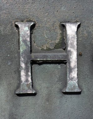 Sıkıntılı Durum Tipografisi ile Yazılan Sözcükler H Harfi Bulundu