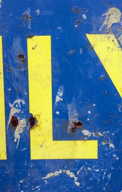 Sıkıntılı Durum Tipografisi ile Yazılan Sözcükler Bulundu L Harfi