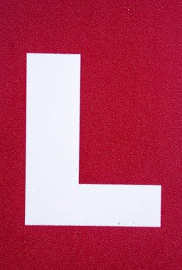 Sıkıntılı Durum Tipografisi ile Yazılan Sözcükler Bulundu L Harfi