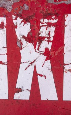 Sıkıntılı Durum Tipografisi ile Yazılan Sözcükler X Harfi Bulundu