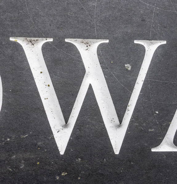 Written Wording Distressed State Typography Found Letter — 스톡 사진