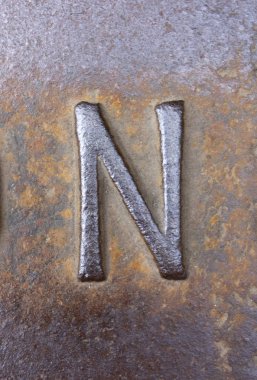 Sıkıntılı Durum Tipografisi ile Yazılan Sözcükler Bulundu N Harfi