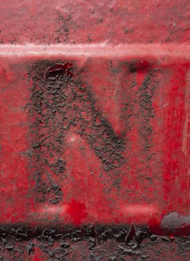 Sıkıntılı Durum Tipografisi ile Yazılan Sözcükler Bulundu N Harfi