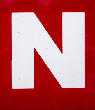 Sıkıntılı Durum Tipografisi ile Yazılan Sözcükler Bulundu N Harfi