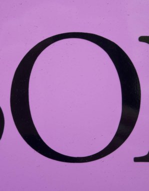 Sıkıntılı Durum Tipografisinde Yazılan Sözcükler 0. Mektubu Bulundu