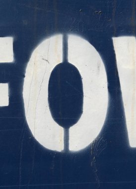 Sıkıntılı Durum Tipografisinde Yazılan Sözcükler 0. Mektubu Bulundu