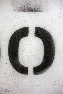 Sıkıntılı Durum Tipografisinde Yazılan Sözcükler 0. Mektubu Bulundu 