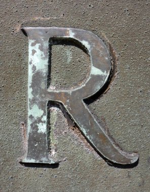 Sıkıntılı Durum Tipografisi ile Yazılan Sözcükler R Harfi Bulundu