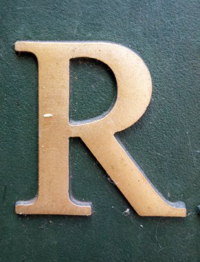 Sıkıntılı Durum Tipografisi ile Yazılan Sözcükler R Harfi Bulundu