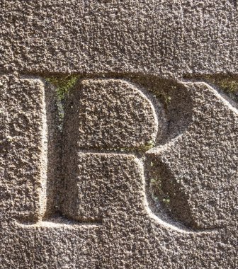 Sıkıntılı Durum Tipografisi ile Yazılan Sözcükler R Harfi Bulundu