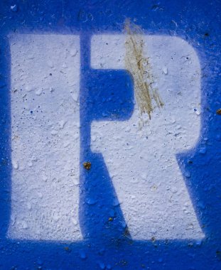 Sıkıntılı Durum Tipografisi ile Yazılan Sözcükler R Harfi Bulundu